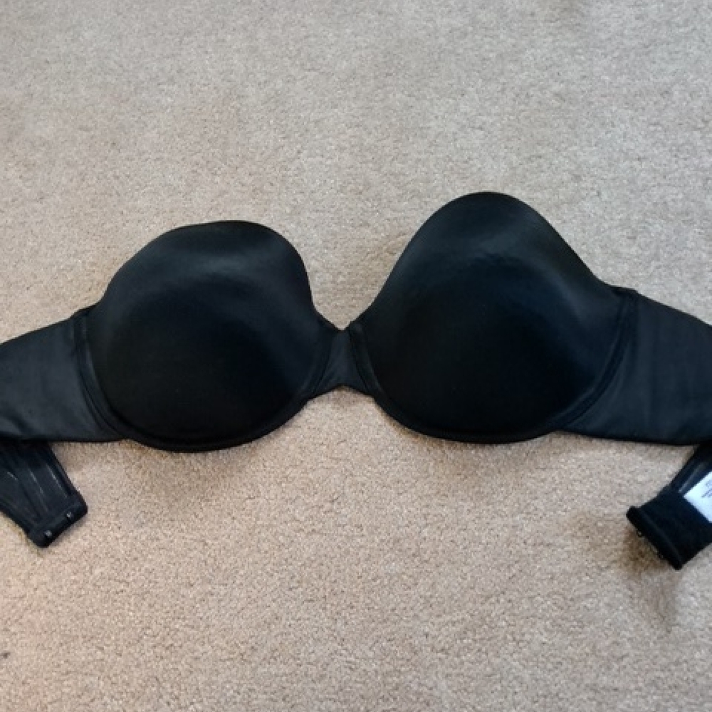 Maidenform Classic Black Strapless Underwire Bra 36D